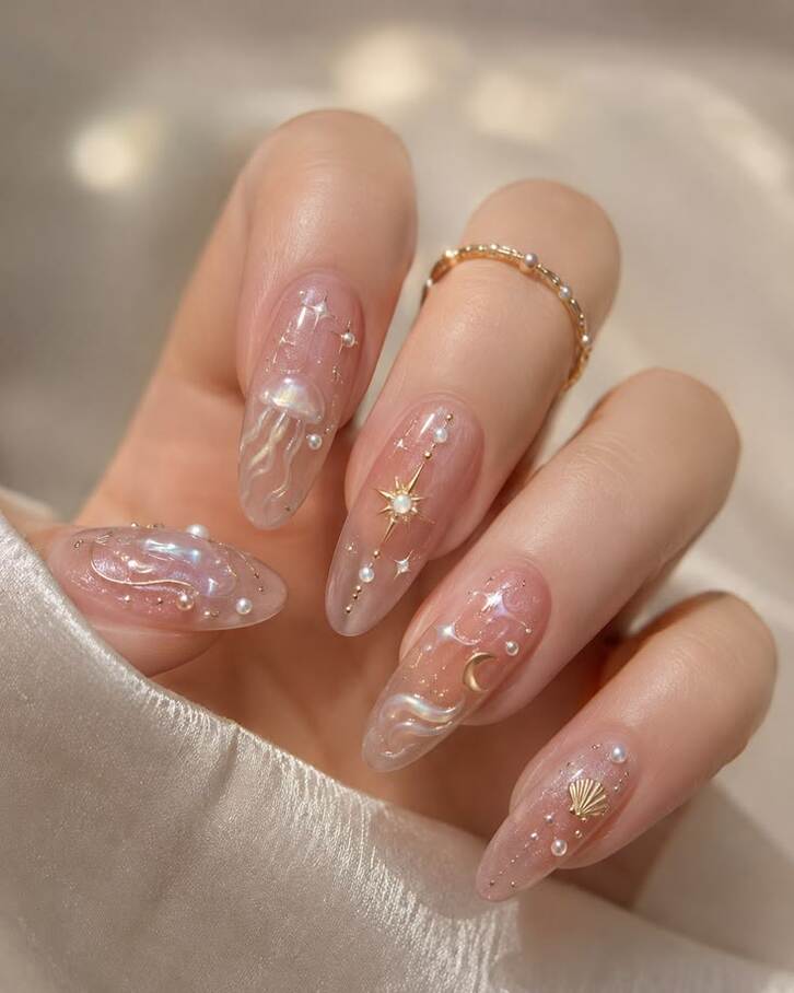 Bộ nail đẹp cho chuyến du lịch biển với phong cách hiện đại, sành điệu và nổi bật