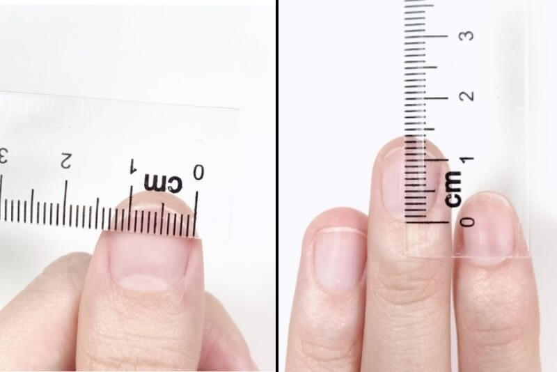 Hướng dẫn cách đo móng làm nail box bằng thước kẻ, đơn giản