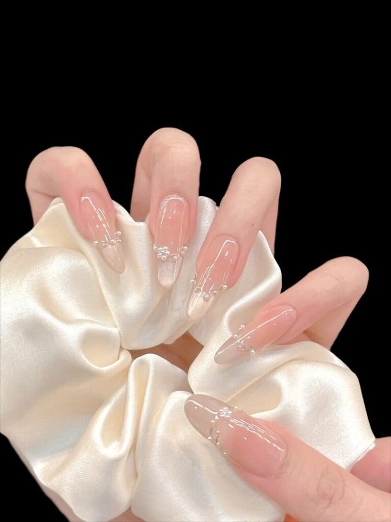 Mẫu nail box cô dâu đẹp