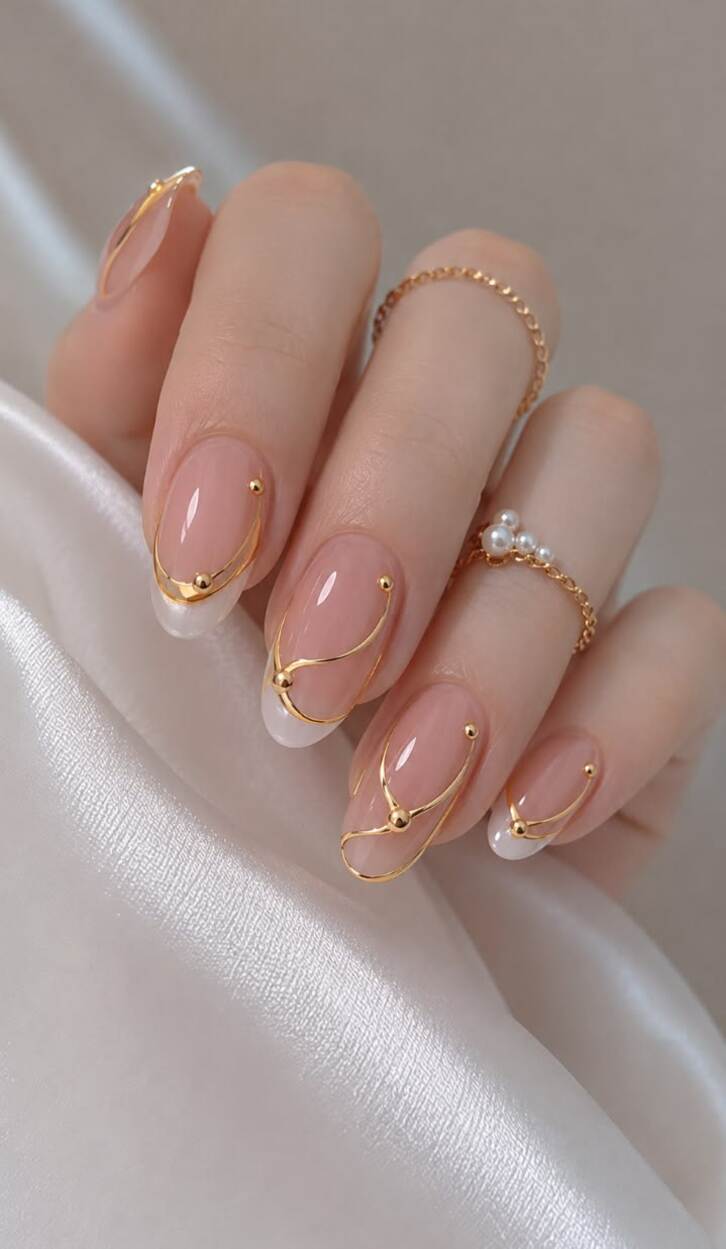 Mẫu nail đẹp tông hồng sữa nhẹ nhàng