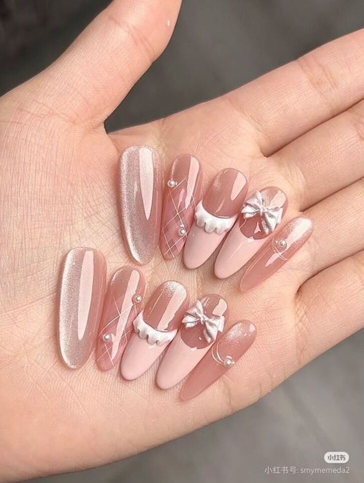 Nail box cô dâu nhẹ nhàng, tinh tế