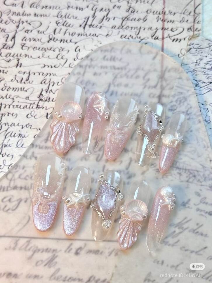 Nail box cưới phong cách biển cả hiện đại, mới lạ và ấn tượng