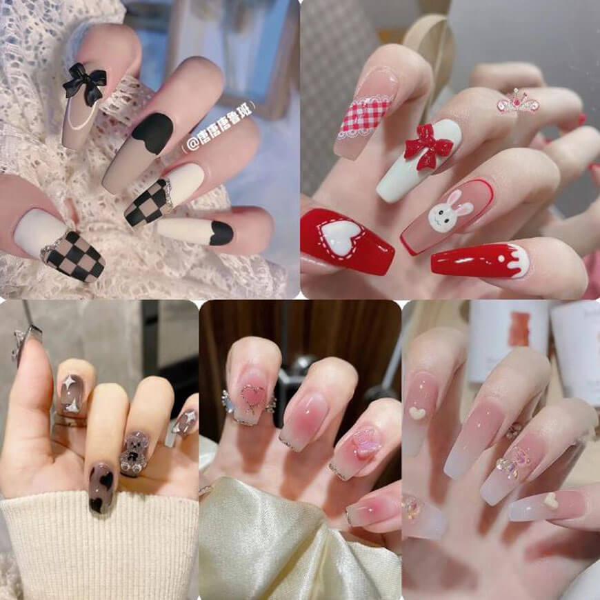 Phân loại các móng tay giả đẹp