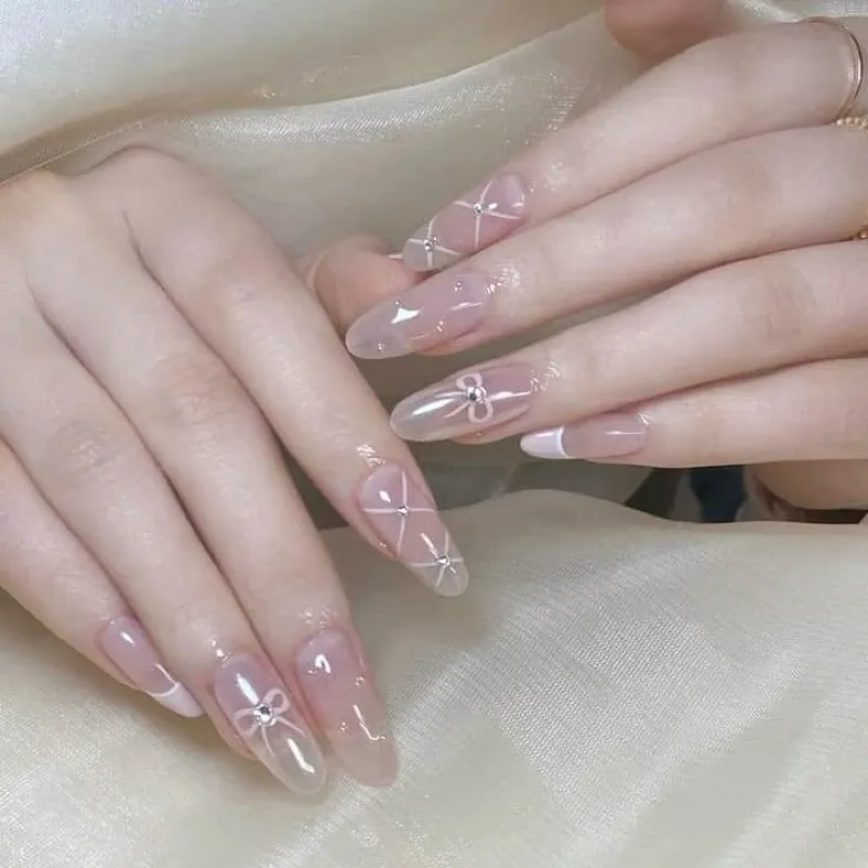 99+ Mẫu nail tráng gương đẹp sang chảnh HOT nhất 9 Quy trình tự làm nail tráng gương